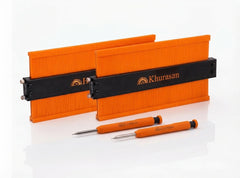2-Pack 10-Inch Contour Gauge with 2 Carpenter Pencils