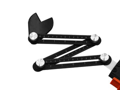 Khurasan Contour Duplication Gauge with 3-Fold Angle Ruler and Hard Pencil, 4-Pack