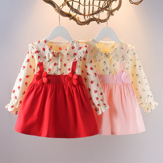 Baby Girl Floral Autumn Skirt – 18M Toddler Outfit
