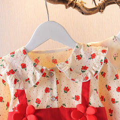 Baby Girl Floral Autumn Skirt – 18M Toddler Outfit