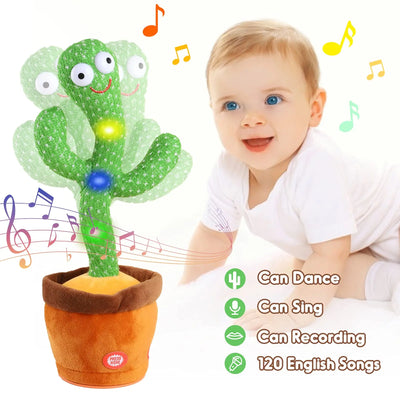 Kids Dancing Talking Cactus Toys