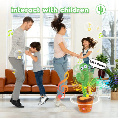 Kids Dancing Talking Cactus Toys