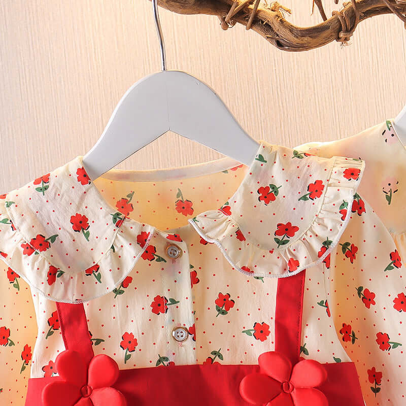 One And A Half Year Old Baby Toddler Autumn Skirt Baby Girl Clothes Cute Floral Skirt