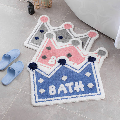 Cartoon Flocking Floor Mats, Children's Door-to-door Mats