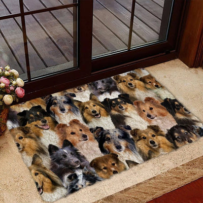 Christmas Coral Fleece Entrance Mats Entry Mats Entrance Carpets