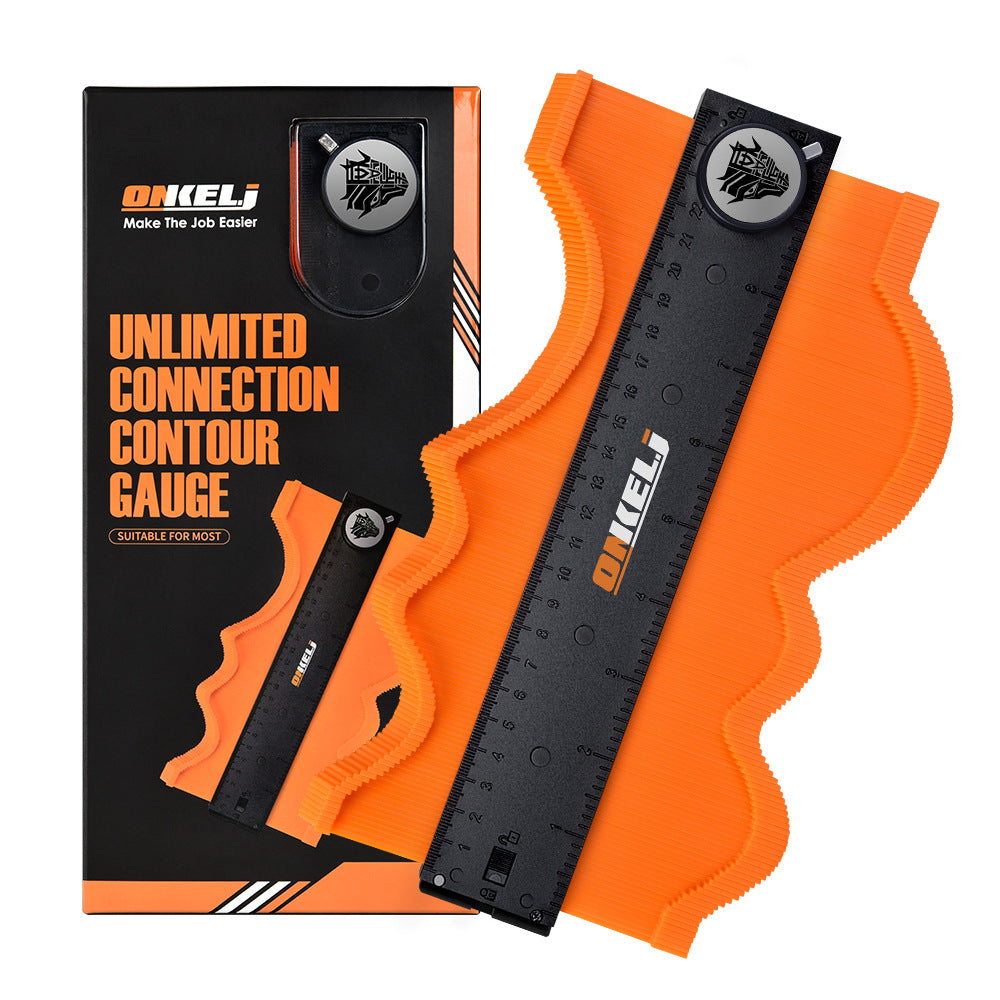 Contour Gauge with Lock - Compact Folded Position 265x130mm