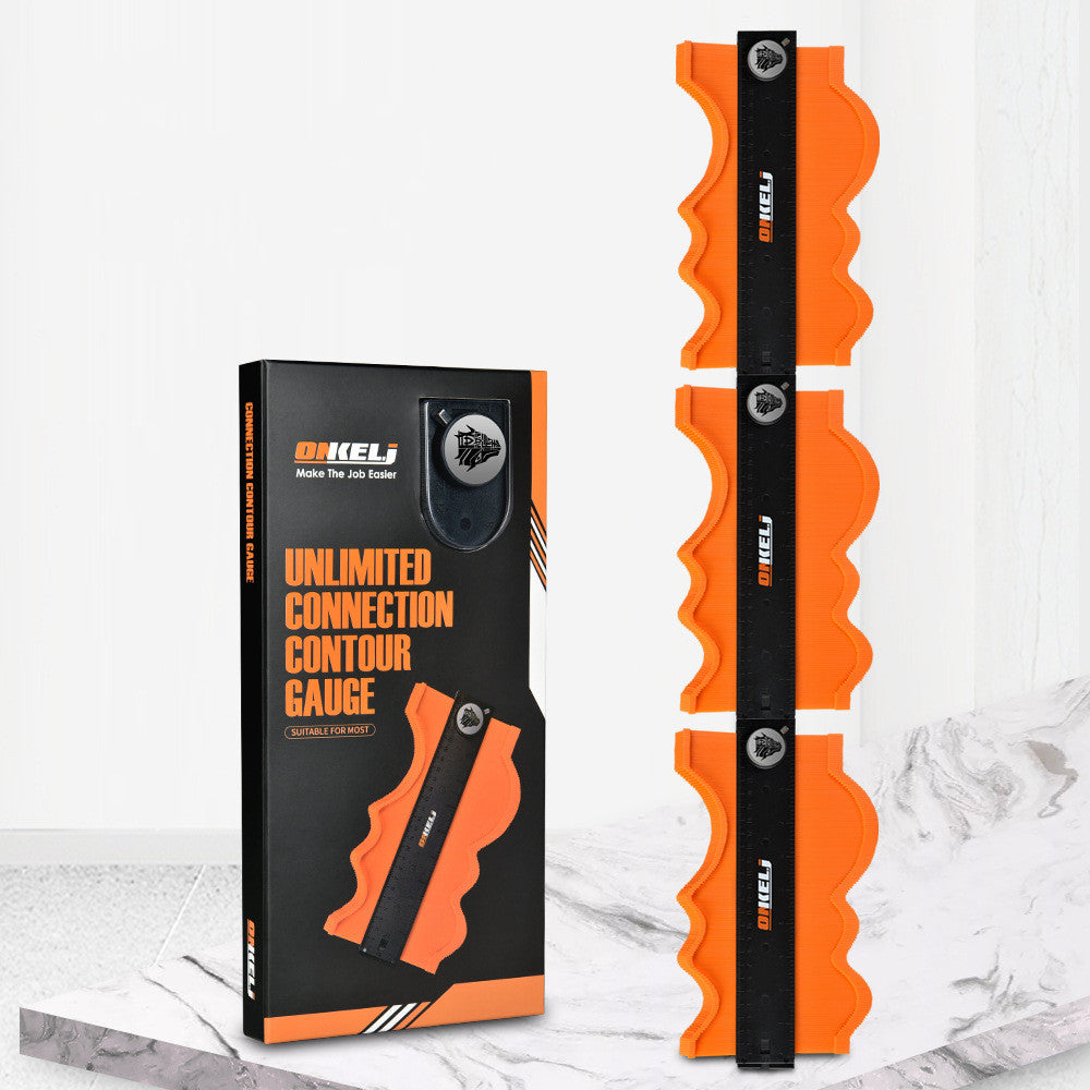 Contour Gauge with Lock - Front View ABS and Stainless Steel Build