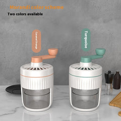 Hand-Crank Ice Crusher & Shaver – Small Household Smoothie Machine