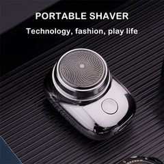 Mini USB Rechargeable Electric Shaver – Wet & Dry, Portable & Painless