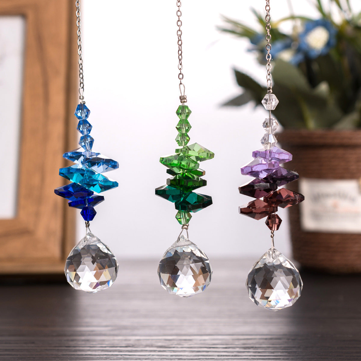 Lighting Ball Pendant Color DIY Crystal