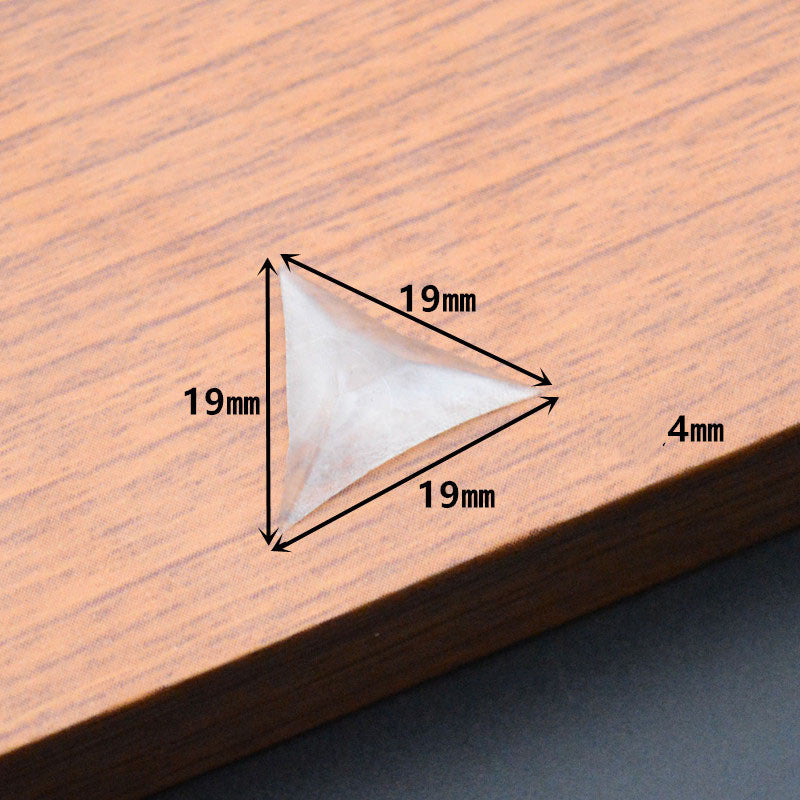 Furniture Hardware Accessories Cabinet Drawer Transparent Triangle Dustproof Corner