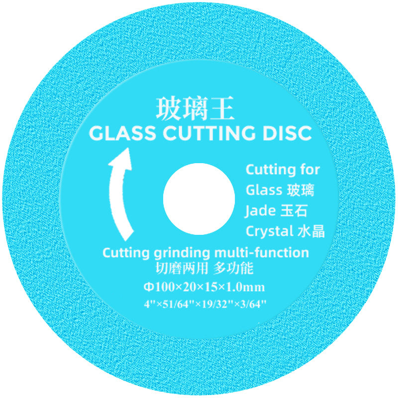 Diamond Cutting Disc - Blue Top View 115mm Lake Blue Version