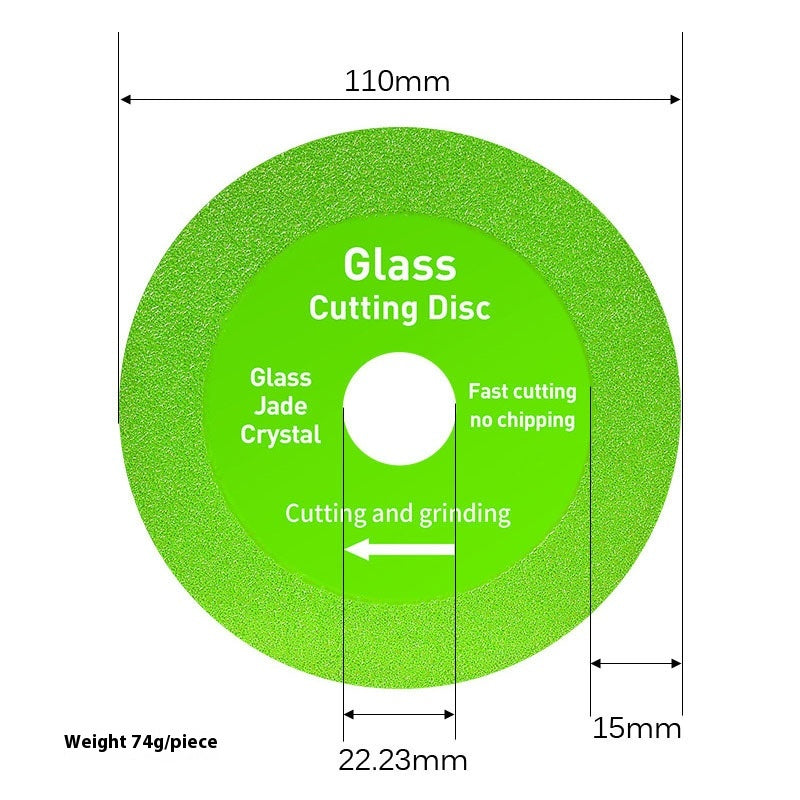 Diamond Cutting Disc - Yellow and Purple 100x15mm Set
