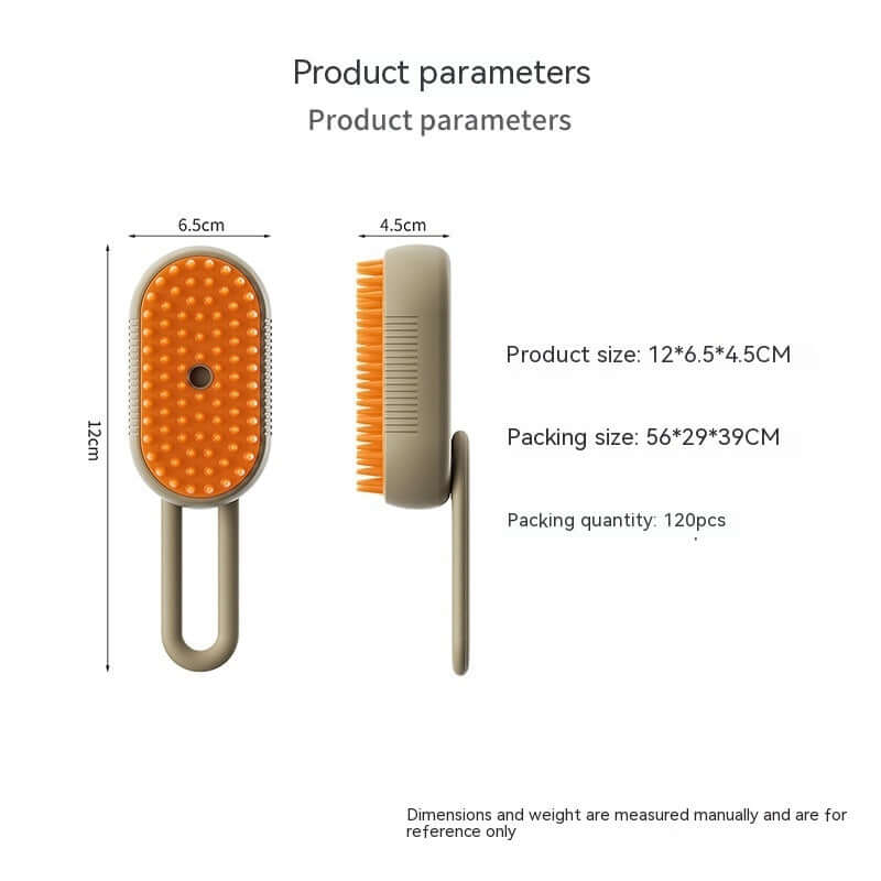 3-in-1 Electric Pet Grooming Steam Brush