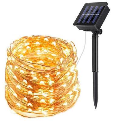 Solar Copper Wire Fairy Lamp Lighting Chain