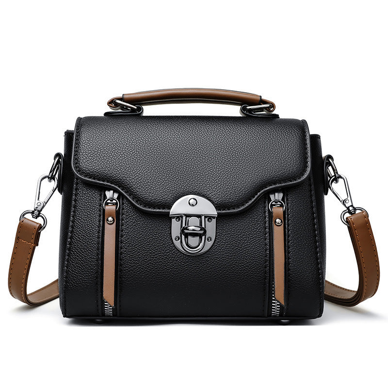 Stylish Portable PU Leather Shoulder Bag