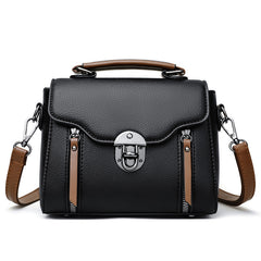Stylish Portable PU Leather Shoulder Bag