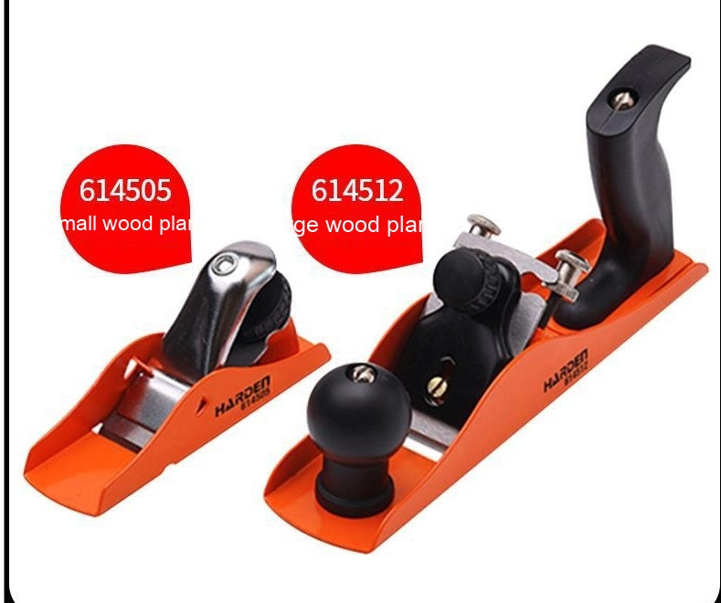 Handton Manual Wood Planer - Two Hands In Use Carpenter Strip Tool