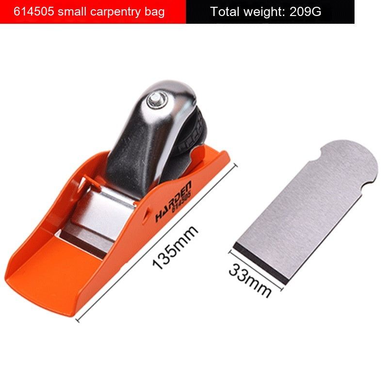 Handton Manual Wood Planer - White Version Side View Carbon Steel