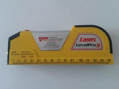 Simple Plastic Laser Measuring Level LV02 - 15cm Scale Edge and Water Bead