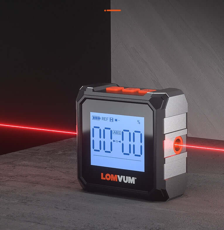 Longyun Laser Infrared Tape Measure - Compact Top View Steel Tape Measure