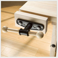 Solid Wood Holding Clamp - Top Angle View Woodworking Table Clamp