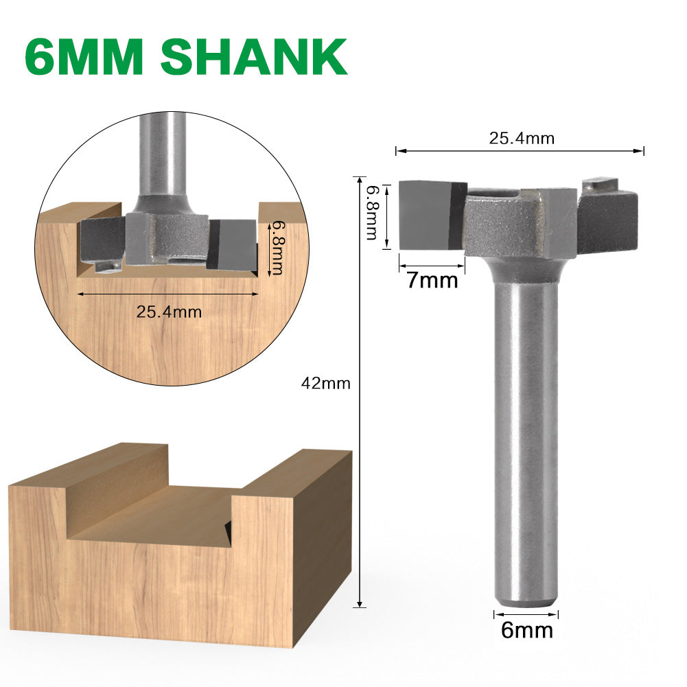 T-Slot Router Bit - 6mm Shank Version for Russia Germany Spain Pakistan