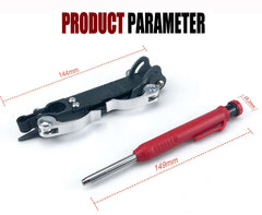 Woodworking Marking and Measuring Tool - Product Parameters Diagram with Ruler Markings